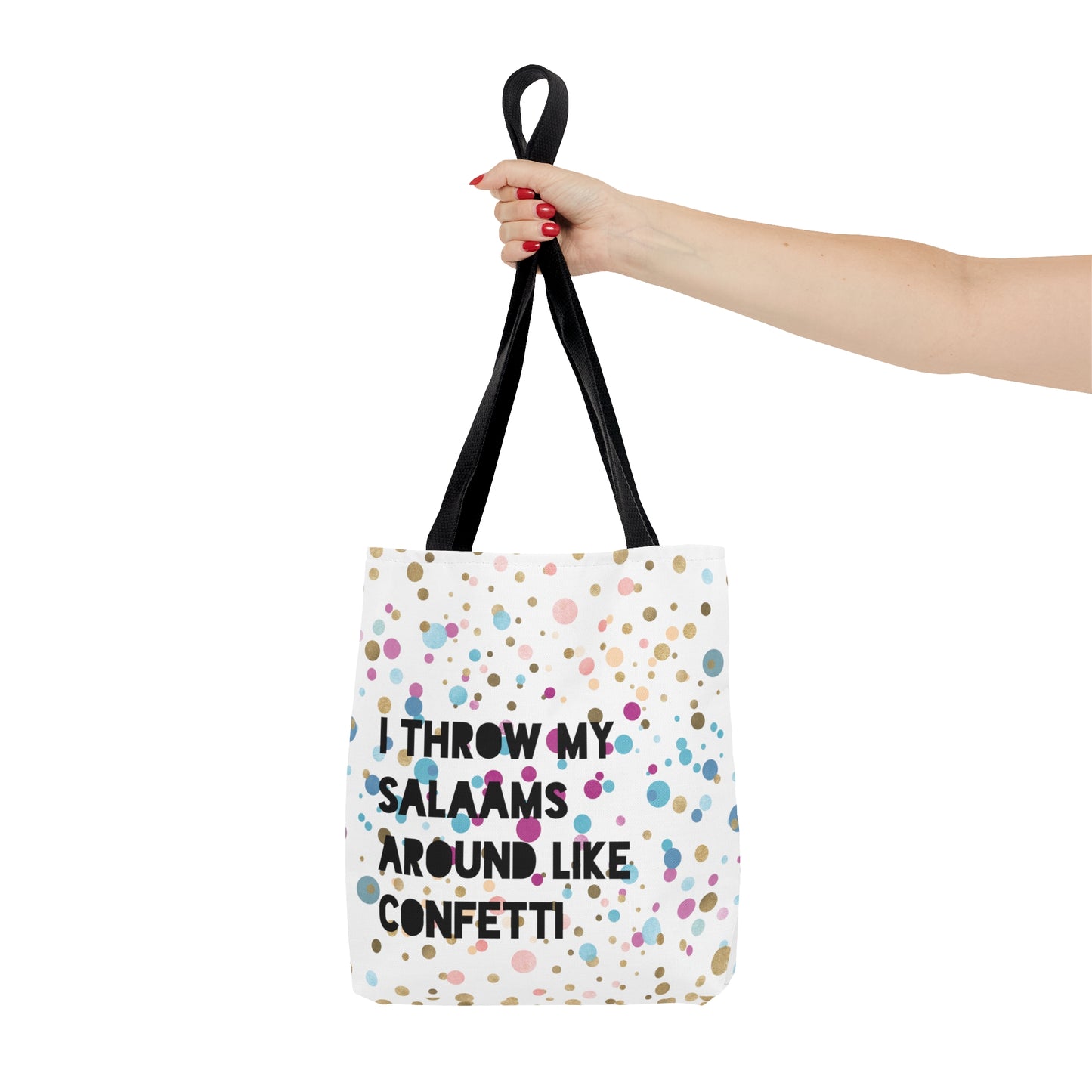 Confetti Salaams Tote Bag