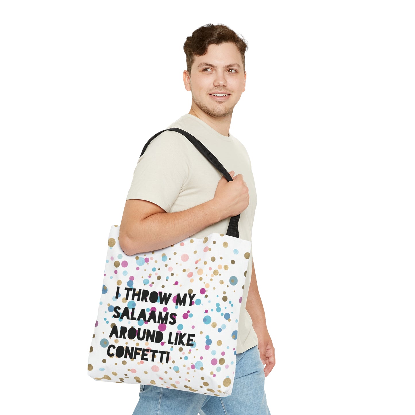 Confetti Salaams Tote Bag