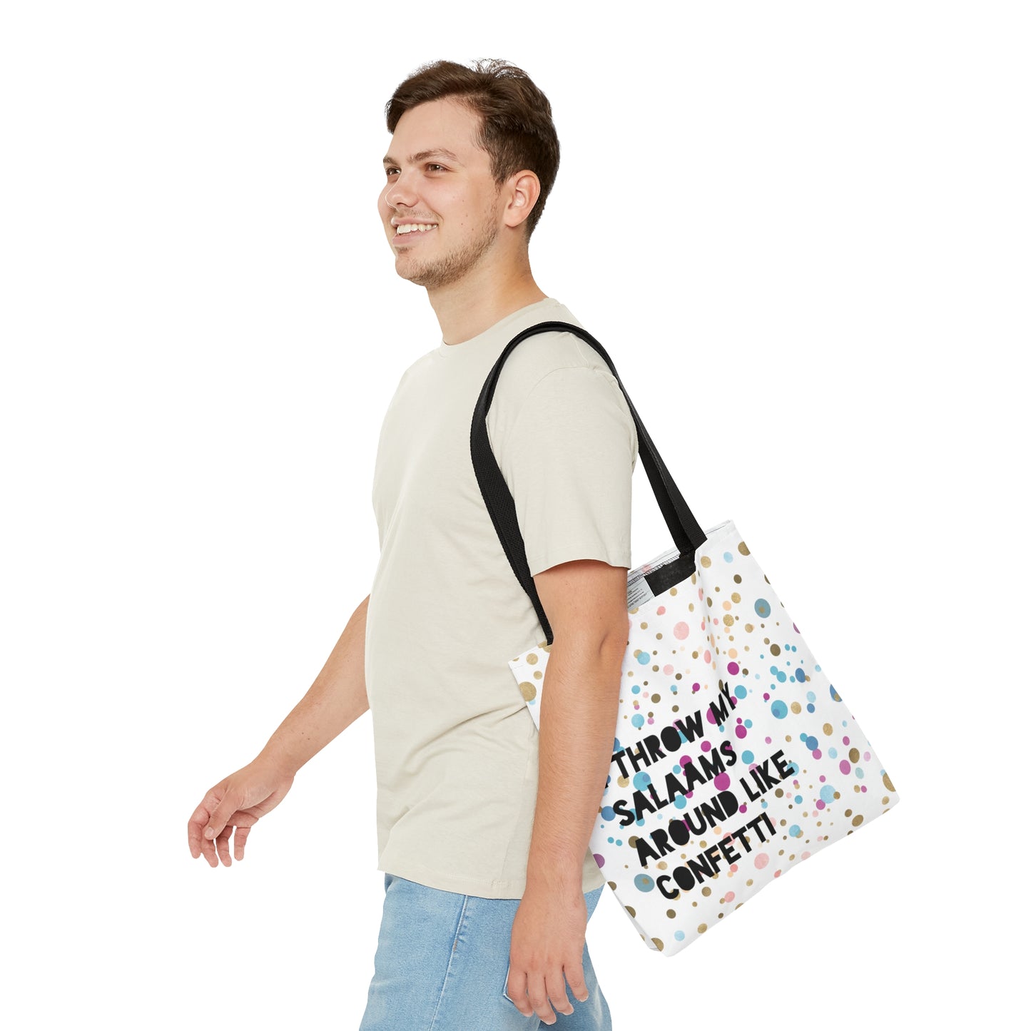 Confetti Salaams Tote Bag