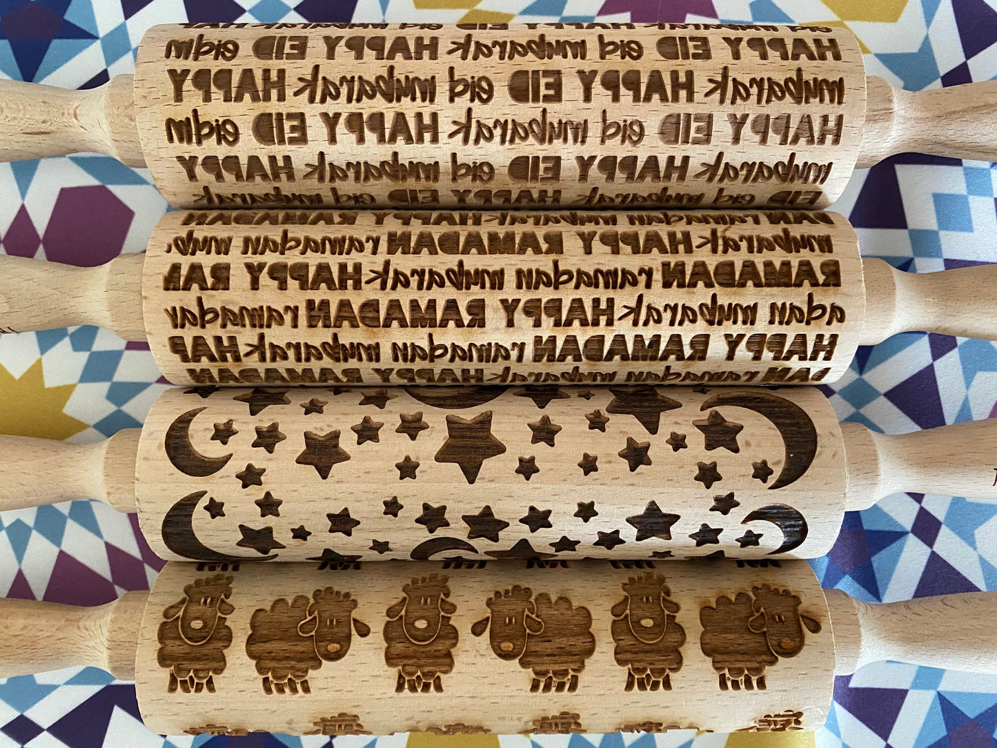 Ramadan & Eid Engraved Rolling Pins