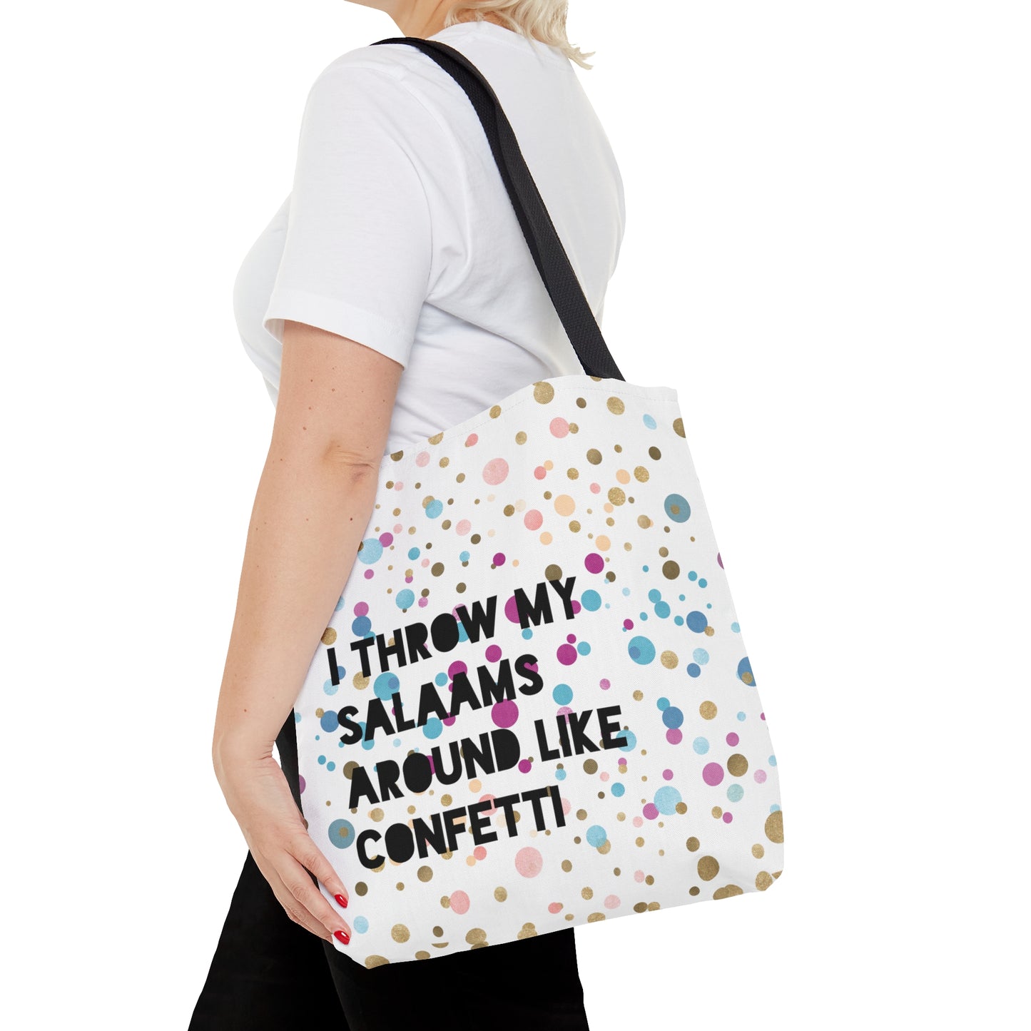 Confetti Salaams Tote Bag