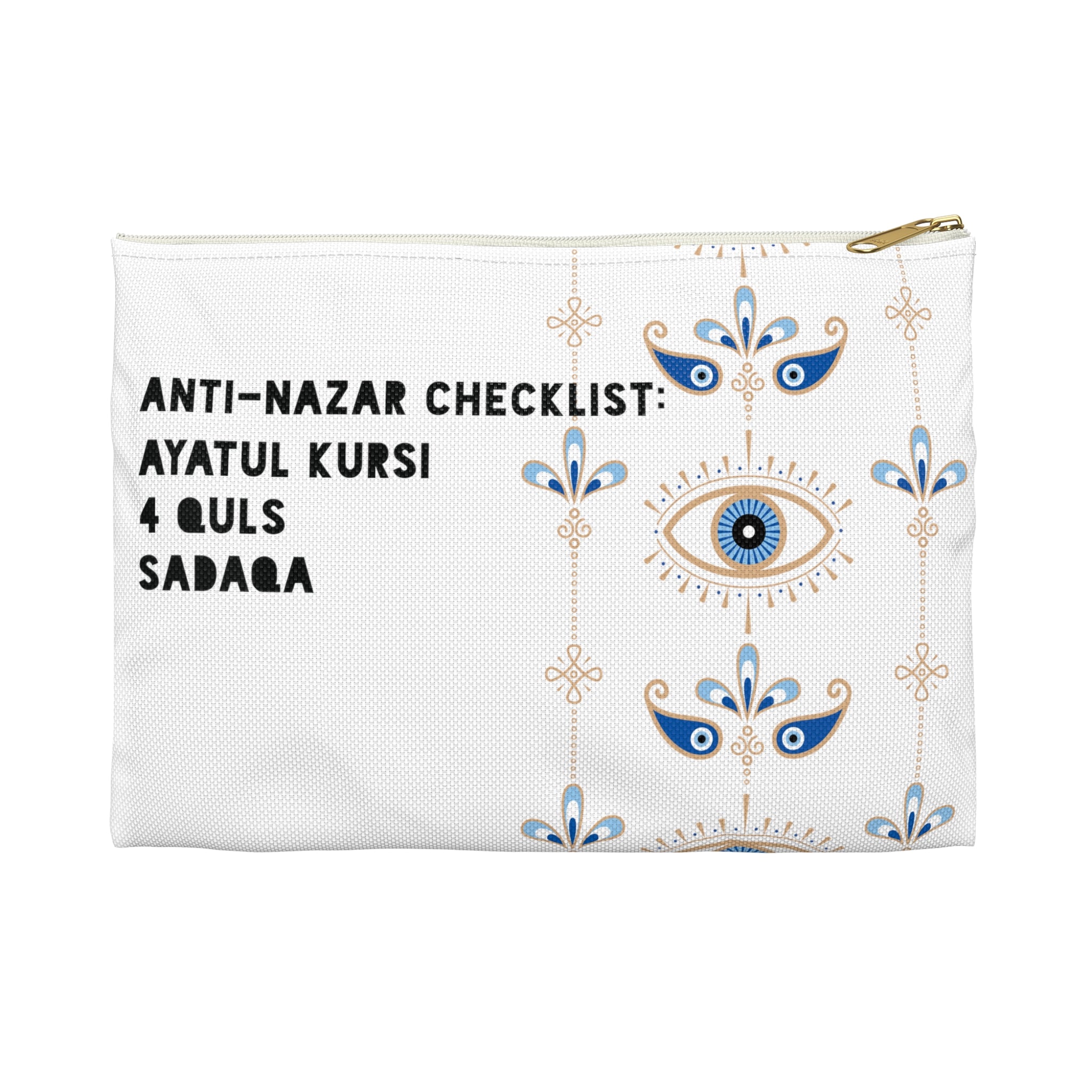 Anti-Nazar Checklist Accessory Pouch – The Festive Bazaar