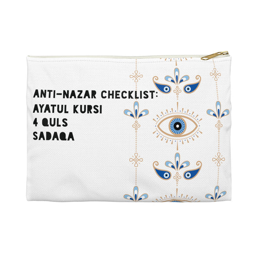 Anti-Nazar Checklist Accessory Pouch