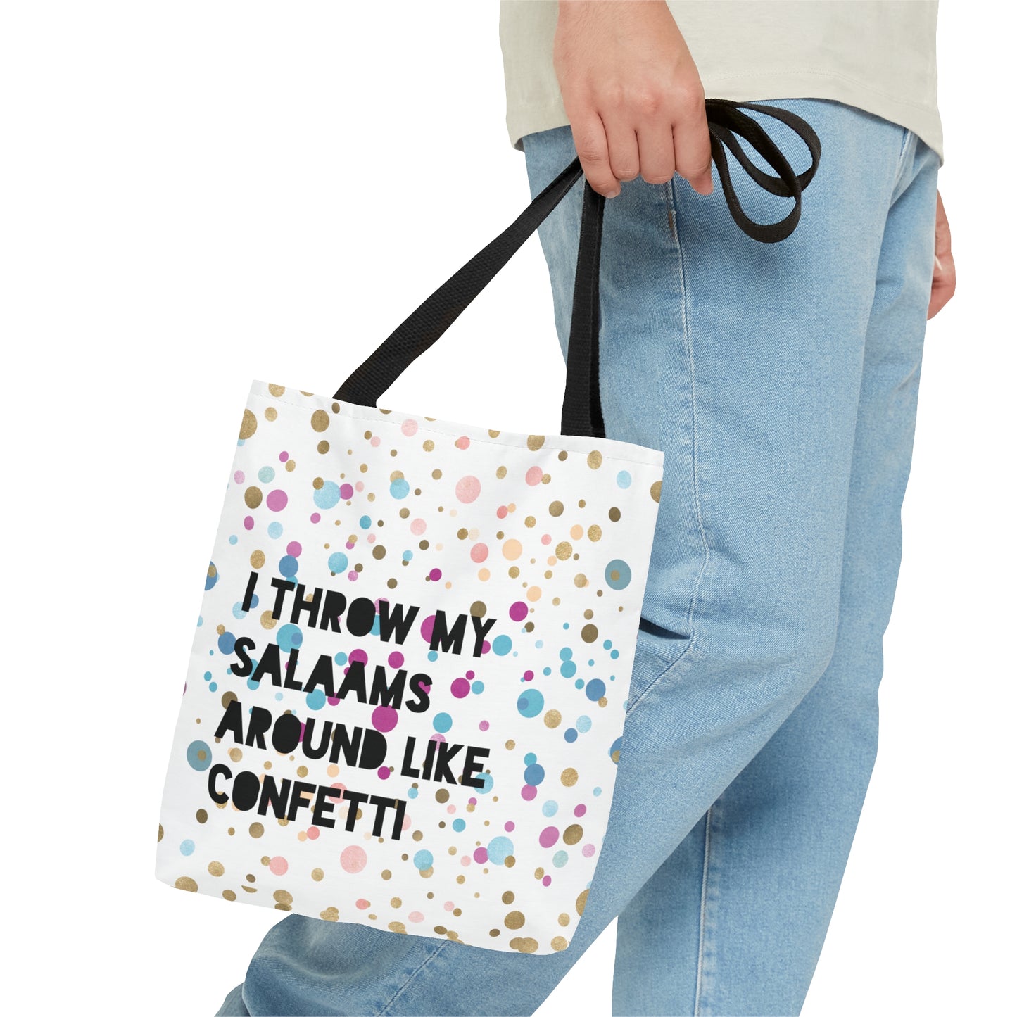 Confetti Salaams Tote Bag