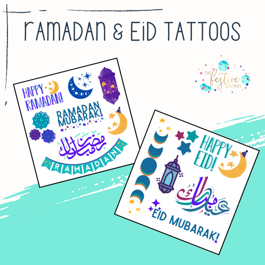 Ramadan & Eid Temporary Tattoo Pack