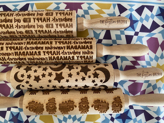 Ramadan & Eid Engraved Rolling Pins